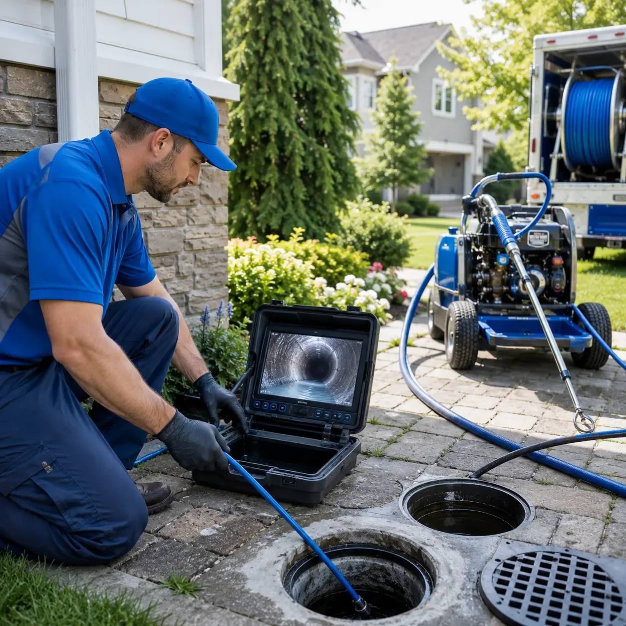 Outdoor drain cleaning professionals serving Walkerton, IN